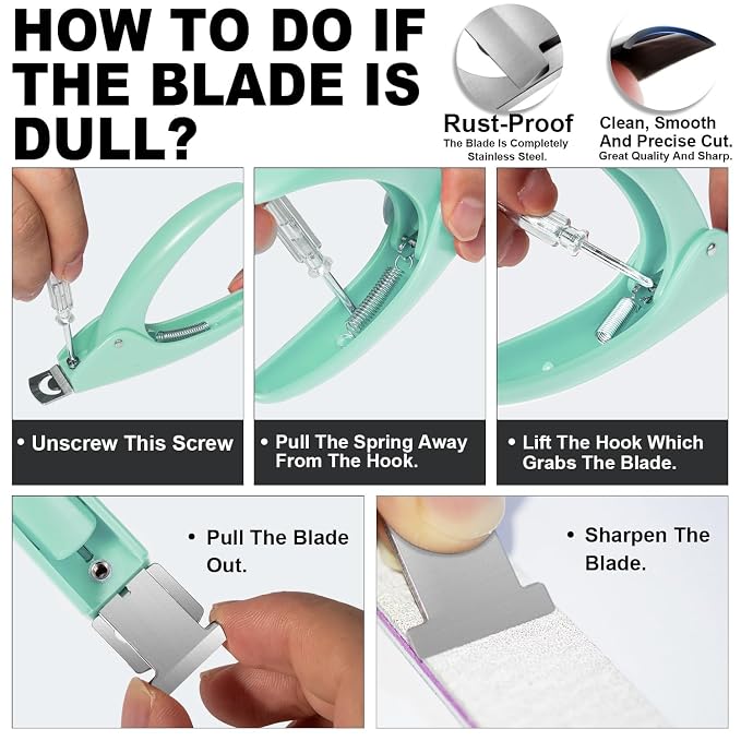 Green Adjustable Nail Clippers - Image 8