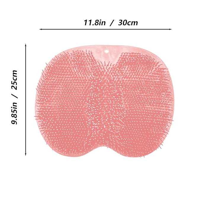 Shower Foot and Back Scrubber Mat, Wall Mounted Shower Foot Scrubber - Image 6