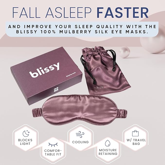 Blissy Silk Sleep Mask - Image 3