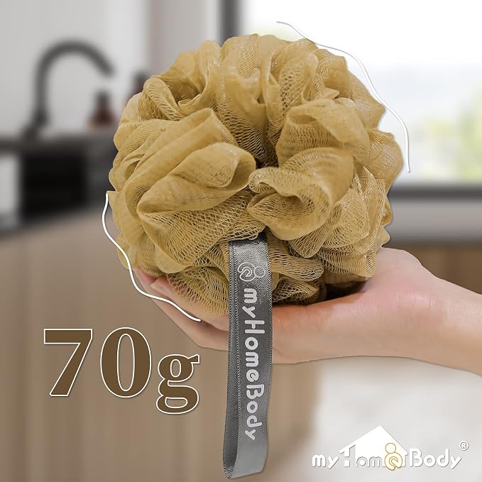 myHomeBody Large 70g Loofah Sponge, Body Scrubber, Bath Sponge, Loofah - Image 5