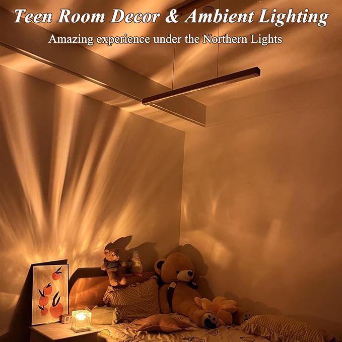Northern Lights Projector Touch, 16 Colors Changing Light Dimmable Mood Lighting - Image 3