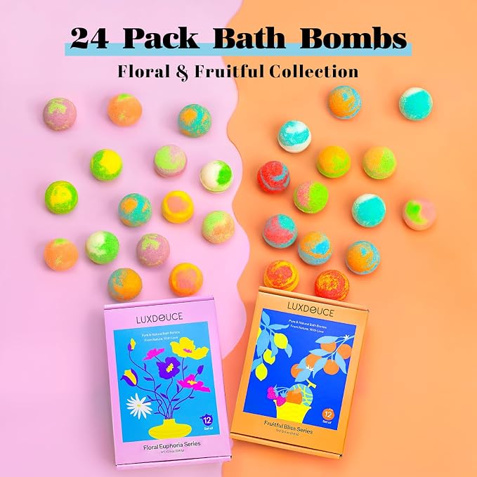 Bath Bombs Gift Se, 24 Pack Bubble Bombs - Image 2
