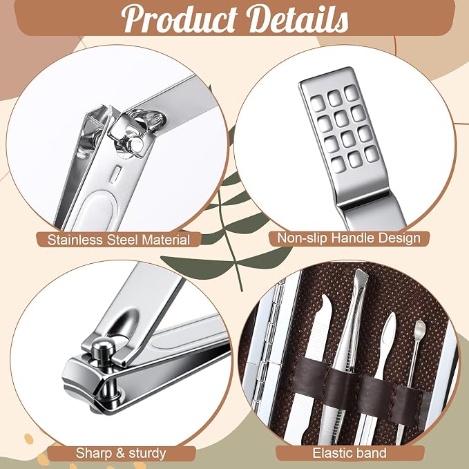 Capoda 12 Set Positive Affirmations Gifts Bulk Manicure Set Mothers Day Gift - Image 4