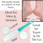 3 ALAZCO Double Sided Foot File Pumice Ergonomic Handle Scrubber Immediate - Image 4