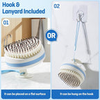 Scalp Massager with Double-Layer Bristles, Anti-Slip Rich-Lathering Hair - Image 8