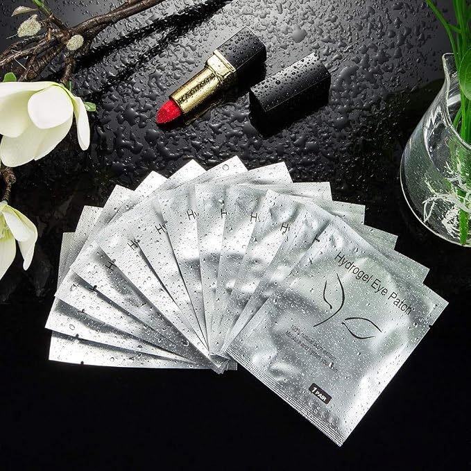 Ocim 100 Pairs Under Eye Pads Lash Extensions, Hydrogel Gel Eye Patches - Image 7