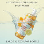 SpaScriptions Vitamin C & Turmeric Body Wash – Brightening Gentle Cleansing - Image 3