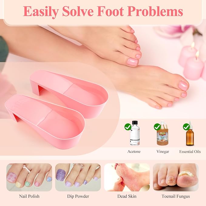 LIONVISON Acetone Nail Soaking Bowl: Soak Off Gel Polish Nail Remover Kit - Image 4