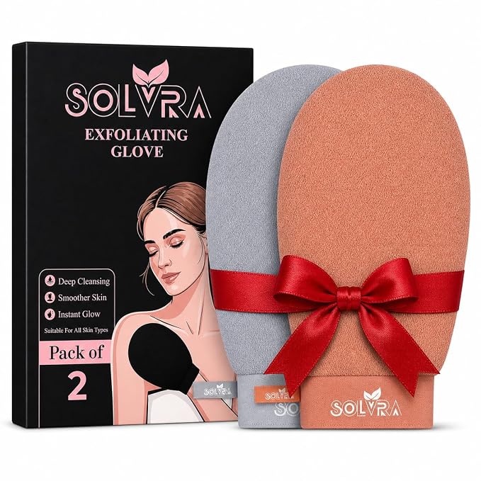 Exfoliating Gloves – 100% Vegan Viscose Kessa Mitt by Unknown