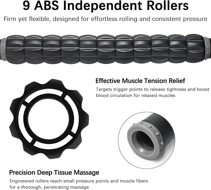 Muscle Roller Massage Roller Stick- Deep Tissue Fascia Blaster - Image 3