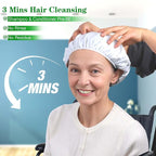 Shampoo Caps No Rinse, 12 Pack Waterless Shampoo Caps - Image 2