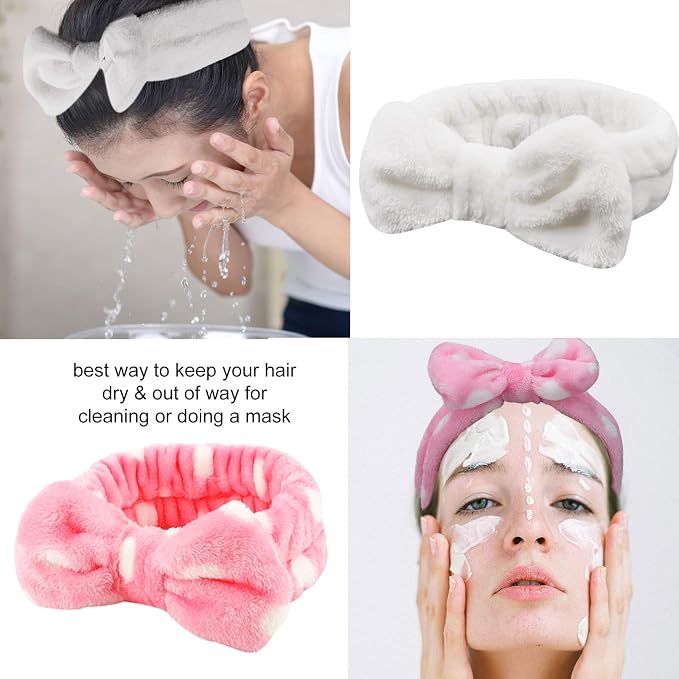 WHAVEL 6 Pack Spa Headband Makeup Headband Face Wash Headbands Make Up Hair - Image 5