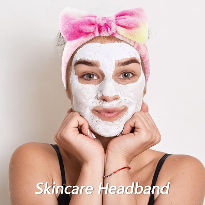 VELSCRUN Spa Headband, Makeup Face Wash Skincare Headbands, Stuff - Image 4