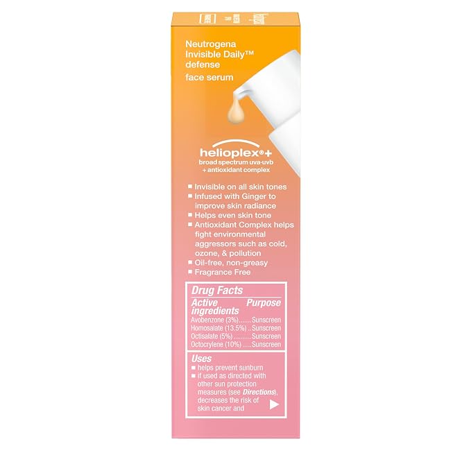 Neutrogena Invisible Daily Defense Broad Spectrum SPF 60, Antioxidants - Image 8