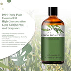 Lemon Eucalyptus 3.38fl.oz Essential Oil, PHATOIL Pure Aromatherapy Oils - Image 2