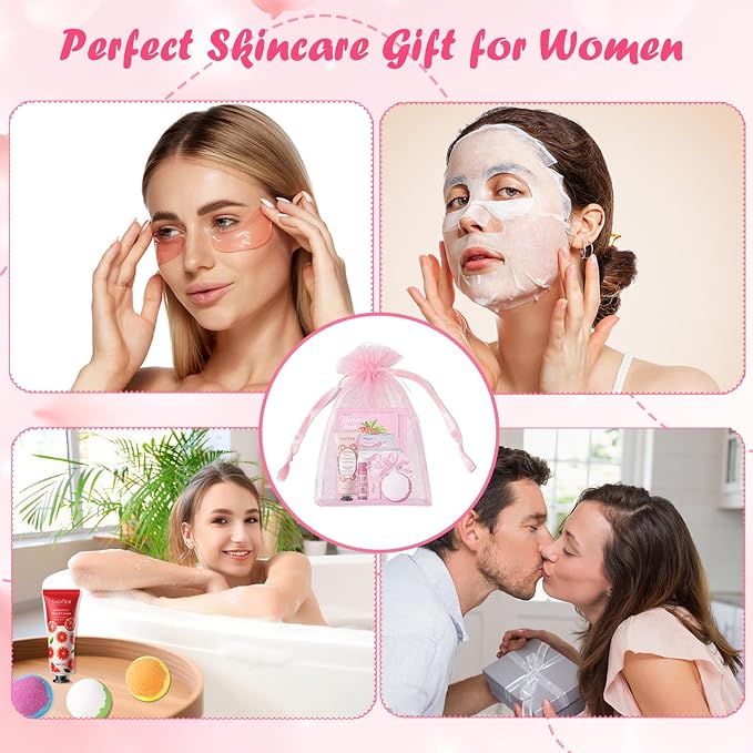108 PCS Spa Party Supplies for Women, Spa Party Favors Include Facial Masks - Image 6