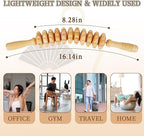 Liitrton Wood Therapy Fasci Massage Tools, Curved Wooden Massage Roller - Image 2