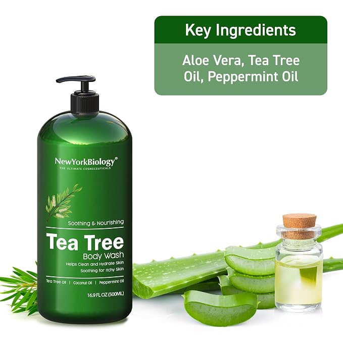 New York Biology Tea Tree Body Wash - Image 4