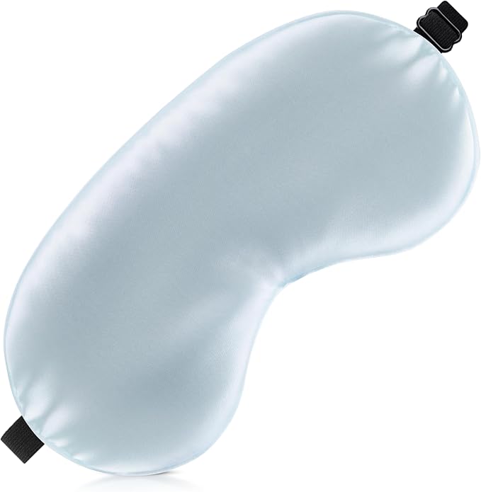 Sleep Mask Silk Eye Mask for Men Sleeping Mask, Adjustable Elastic Strap for by Unknown
