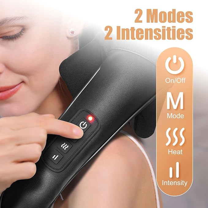 MASGRE Shiatsu Back and Neck Massager, Cordless Shoulder Massager - Image 5