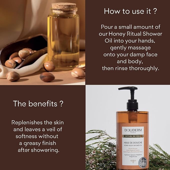 Paris - Rituel de Miel - Honey Shower Oil, 33.8 Fl Oz - Image 6