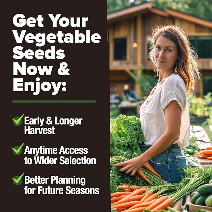 HOME GROWN 10 Variety Survival Seed Vault 2000+ USA Grown Heirloom Non-GMO - Image 5
