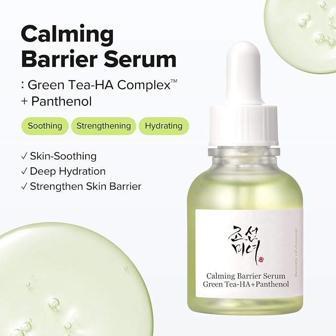 Beauty of Joseon Calming Barrier Serum Green Tea-HA™ + Pathenol | Daily Korean - Image 2