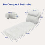 Bath Pillows for Tub Full Body, Large Mesh tub Pillow for Bathtub for Head - Image 7