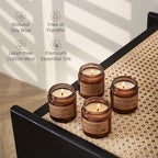 M&SENSE 4 Pack Candle Gift Set, Scented Candle Sets - Image 3