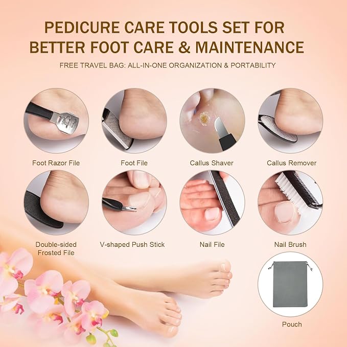 Electric Callus Remover for Feet, Rechargeable Waterproof Foot File - Image 7