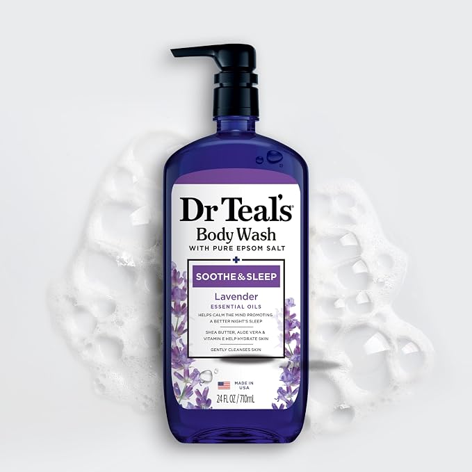 Dr Teal's Body Wash with Pure Epsom Salt, Lavender & Eucalyptus, 24 fl oz - Image 9