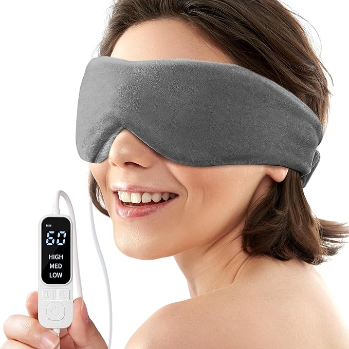 YFONG Heated Eye Mask, Warm Eye Compress Mask by YFONG