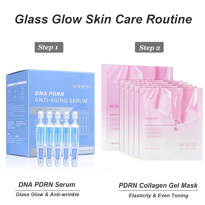 Salmon DNA PDRN Collagen Jelly Gel Mask, Overnight Face Mask, Hydrogel Mask - Image 7