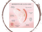 Premium Certified Luxury 100% Authentic Rose Quartz Pink Roller & Gua Sha Set - Image 4