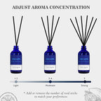 Xcleen Reed Diffusers Set, 3.7 Oz Scent Diffuser, 6 Reed Diffuser Sticks - Image 5