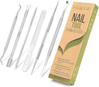 6-Pack Ingrown Toenail File and Lifters, Professional Surgical Stainless Steel by KuanStore