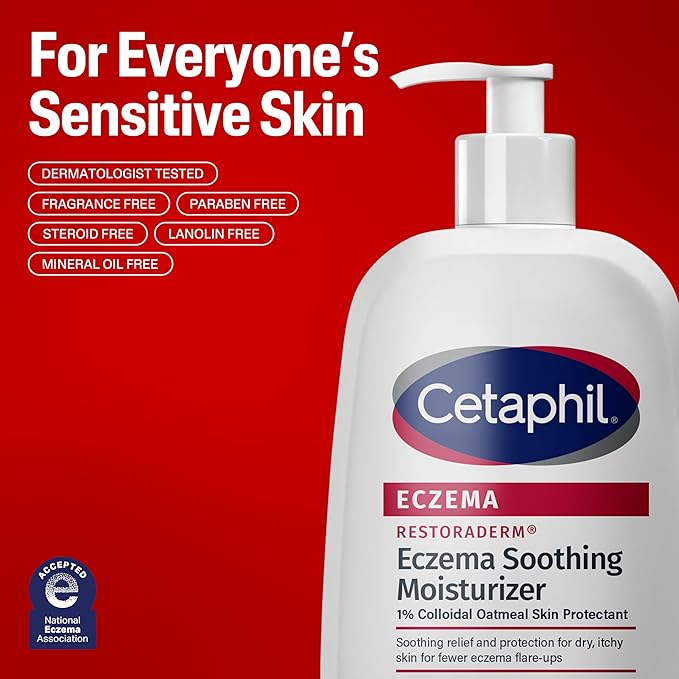 CETAPHIL ECZEMA RESTORADERM Soothing Moisturizer, - Image 7