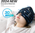 ONLYCARE Migraine Relief Cap, Soothing Migraine Mask, Upgraded Odorless Gel Ice - Image 3