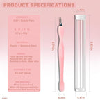 6Pcs 2-in-1 Cuticle Fork with Pusher, Dual-end Cuticle Remover Nail Pusher - Image 2