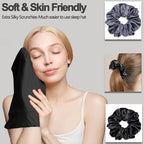 Sleep Cap Bonnet for Sleeping, Adjustable Cooling Ice Silk Lined Hair Bonnets - Image 5