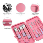 Manicure Set, Travel Mini Nail Clippers Kit Pedicure Care Tools - Image 3