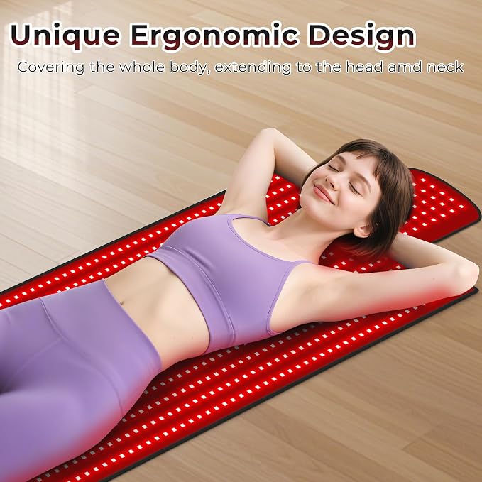 LITDUCK Body Red Light Therapy Mat, Eligible Red Light Therapy Blanket - Image 6