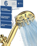6-Mode High Pressure Handheld Shower Head Set, Consumer Reports Recommended by HOPOPRO
