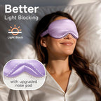 Umisleep Sleep Mask for 100% Pure Mulberry Silk, 22 Momme 6A Soft Eye Masks for - Image 5