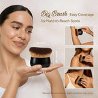 Streak-Free Kabuki Self Tanner Brush, Large Body Makeup Brush, Soft Dense Body - Image 5