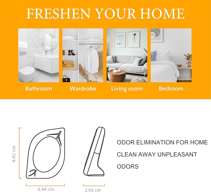 Air Freshener for Home, 4 Pack, Odor Eliminator for Small Area Closets Bathroom - Image 2