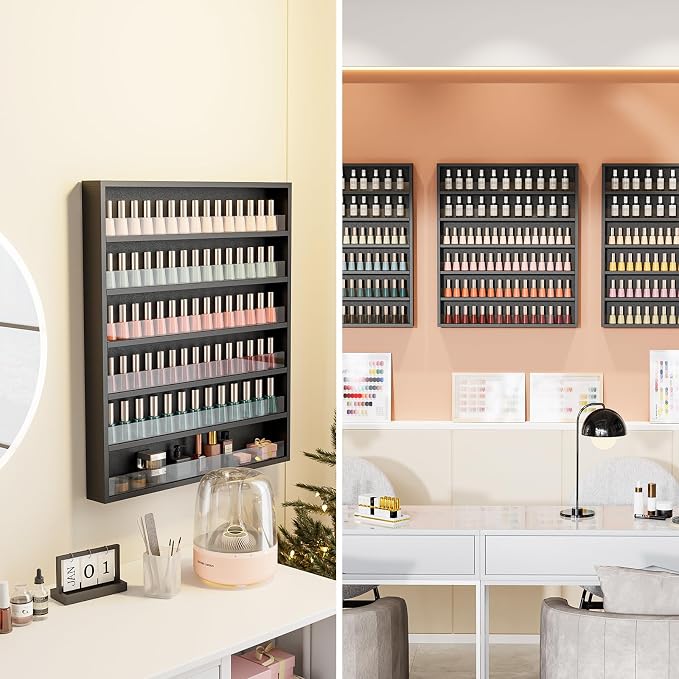 OmySalon Nail Polish Organizer Wall Mount - Image 2