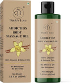 Addiction Body Massage Oil | Vanilla Scent | 100% Natural & Organic Oils | No by DudesLove