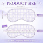 Honeydak 12 Pcs Silk Sleep Masks - Image 2