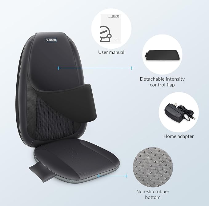 COMFIER Back Massager for Back Pain, Shiatsu Massage Chair Pad for Full Back - Image 7